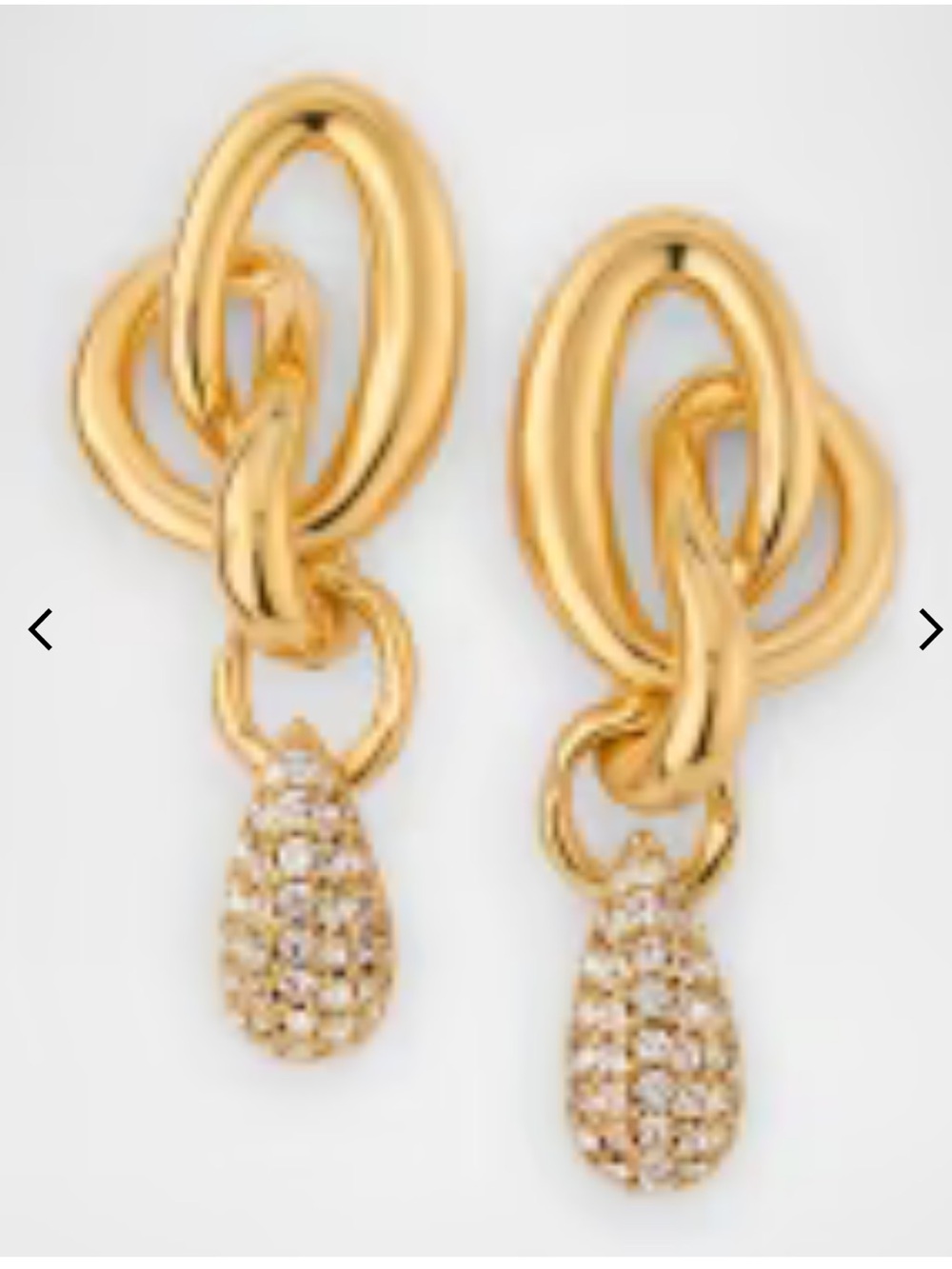 Oscar de la renta drop earrings
